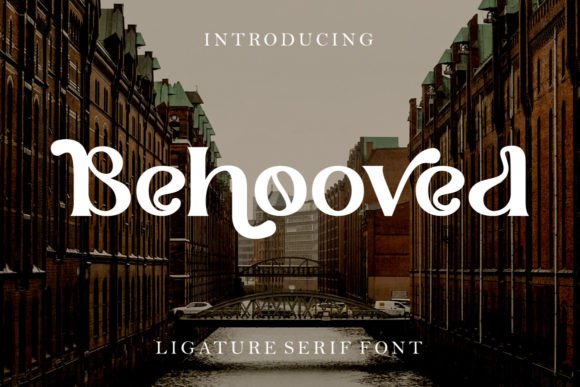 Behooved: A Ligature Serif Font for Elegant Editorial Design