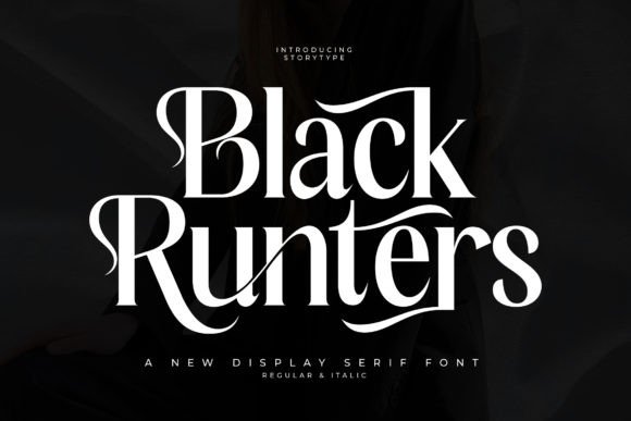 Black Runters: A Serif Font for Elegant Web Design and Brand Typography