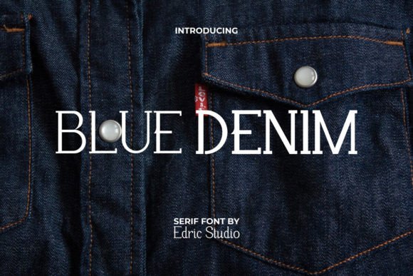 Blue Denim: A Versatile Serif Font for Crafters and Product Designers