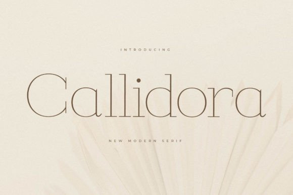 Callidora Typeface: Elegant Serif Font for Crafters & Sellers