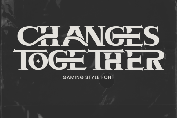 Changes Together: A Bold Serif Font for Editorial Design and Digital Publishing