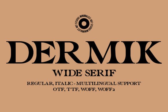 Dermik Font: Chic Serif Style for Professional Branding