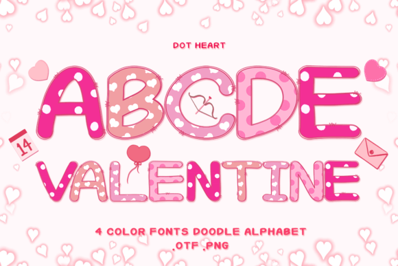 Dot Heart: The Adorable Color Font for Every Creative Project