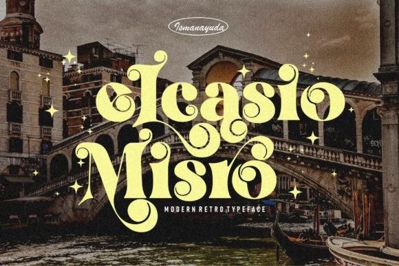 Elcasio Misro: A Vintage Serif Font for Sophisticated Web Design