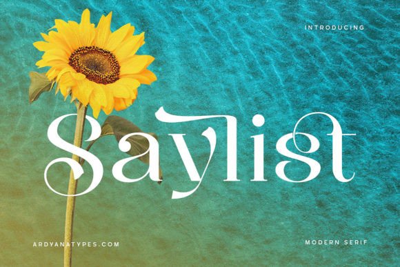 Elegant Serif Font Saylisy for Luxurious Branding