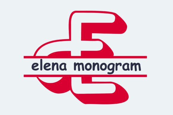 Elena Monogram: A Simple & Cute Font for Branding and Business Design