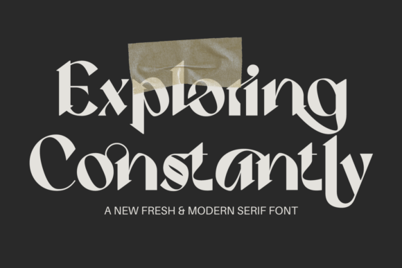 Exploring Constantly: A Serif Font That Elevates Small Business Branding