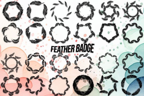 Feather Badge: A Creative Font for Handmade Labels, Invitations, and More