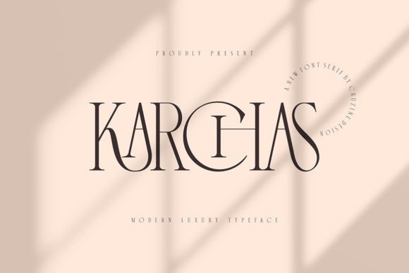 Karchas: A Stylish Serif Font for Crafters and Product Designers