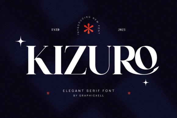 Kizuro: Elegant Serif Font for Modern Branding and Logo Design