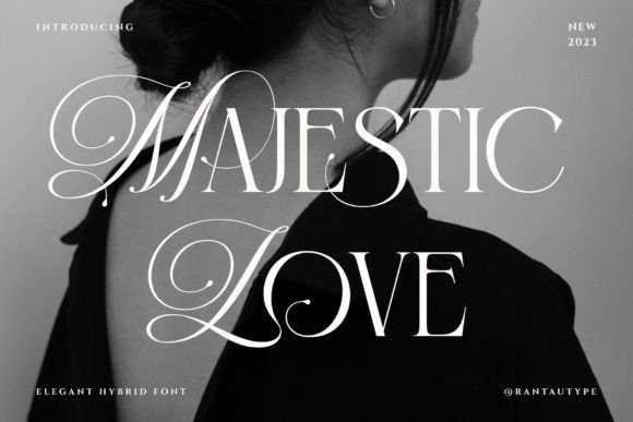 Majestic Love Font: Elevating Handmade Designs with Timeless Elegance