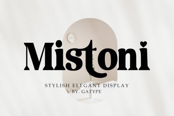 Mistoni: A Serif Font That Elevates Handmade Branding and Product Design