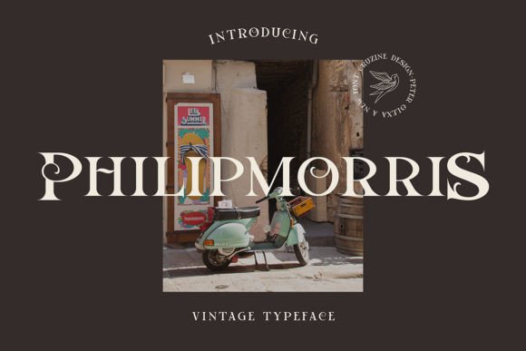 Philipmorris: A Stylish Serif Font for Classic Design Projects