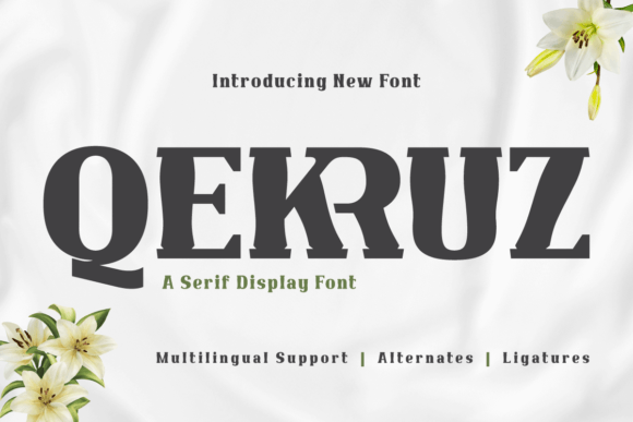 Qekruz: A Serif Font for Elegant Editorial Design