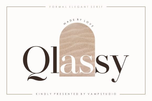 Qlassy: A Modern Serif Typeface for Elegant Editorial Design