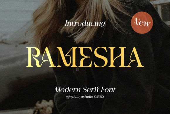 Ramesha: A Modern Serif Typeface for Elegant Editorial Design
