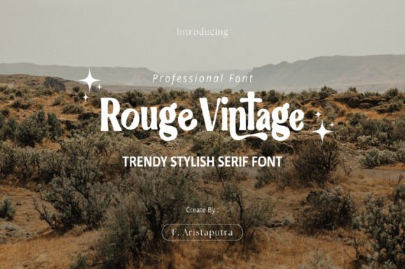 Rouge Vintage: A Chic Serif Font for Editorial Design and Digital Publishing