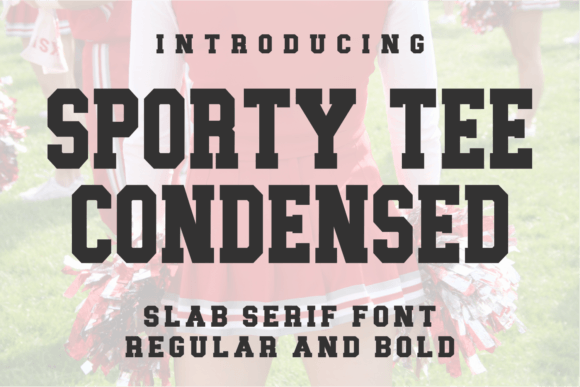 Sporty Tee Condensed: A Bold Font for High-Energy Campaign Designs