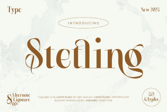 Stetling - Elegant Modern Serif: A Designer’s Review for Elegant Branding & Printables