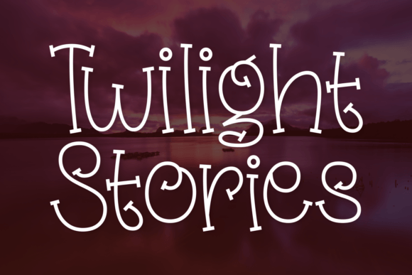 Twilight Stories: The Quirkiest Serif Font for Crafters and Sellers