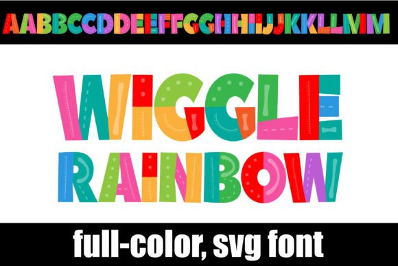 Wiggle-rainbow: A Color Font That Adds Playful Energy to Digital Campaigns