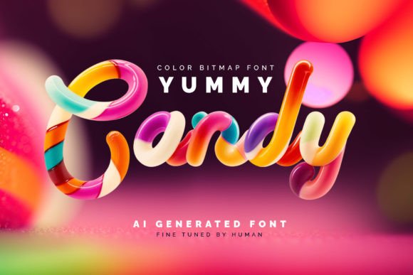 Yummy Candy Font: A Sweet Upgrade for Small Business Branding