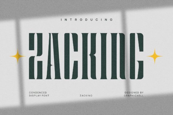 Zacking: The Elegant Serif Font That Elevates Small Business Branding